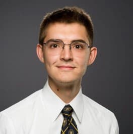 The image contains a picture of Jeremy Roberts